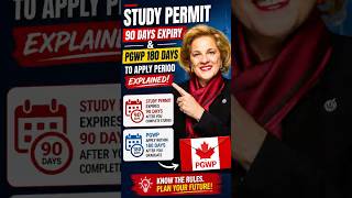 Study Permit 90-Day Rule &amp; PGWP 180 Days Explained🇨🇦 #studypermit #pgwp #workpermit
