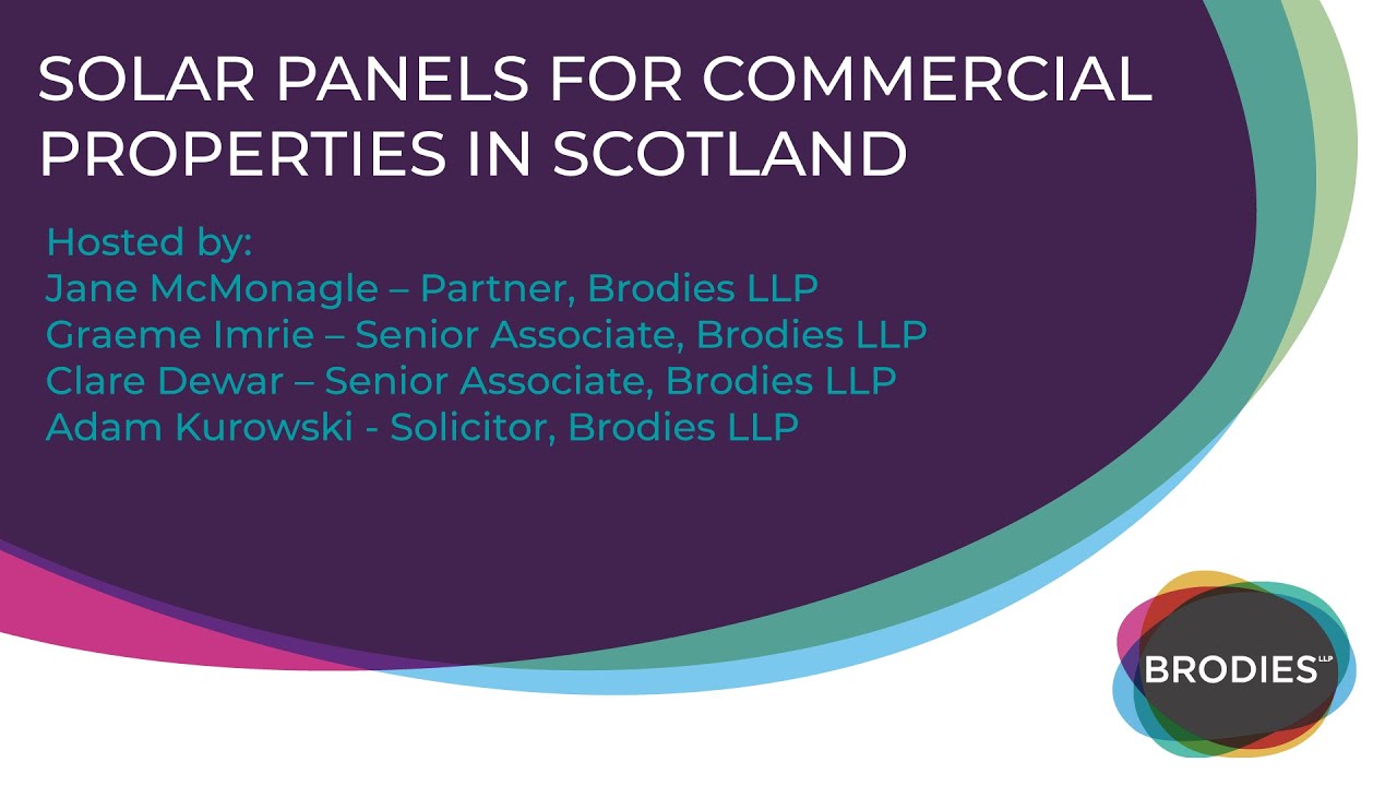 Solar panels for Commercial Properties in Scotland