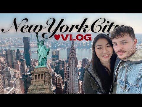 VLOG22 紐約🗽自由女神像/玻璃環景觀景台/銀色氣球屋🪩/沉浸式投影展/紐約星巴克臻選☕️｜NYC VLOG EP.4