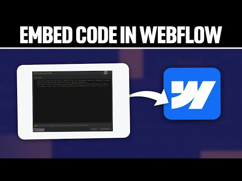 How To Embed Code in Webflow ! (Full Tutorial)