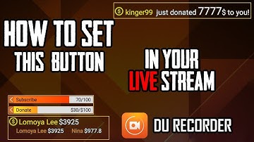 CLEAR EXPLANATION ABOUT DU RECORDER  Subscribers and donation button | #DU RECORDER