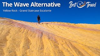 Yellow Rock - The Wave Alternative in Grand Staircase Escalante in Utah