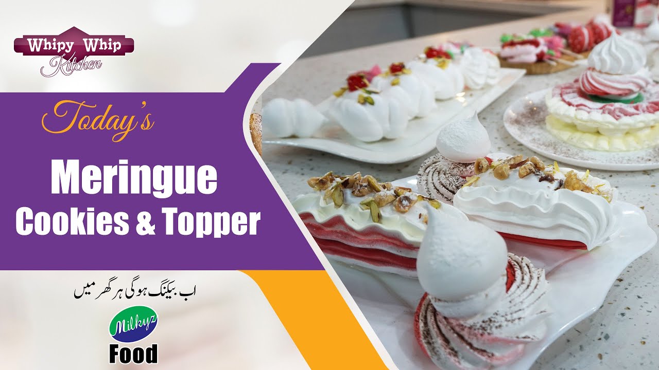 Meringue Cookies & Topper| CHEF RASHEED| Milkyz food| Recipe - YouTube