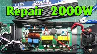 how to repair 2000w sine inverter