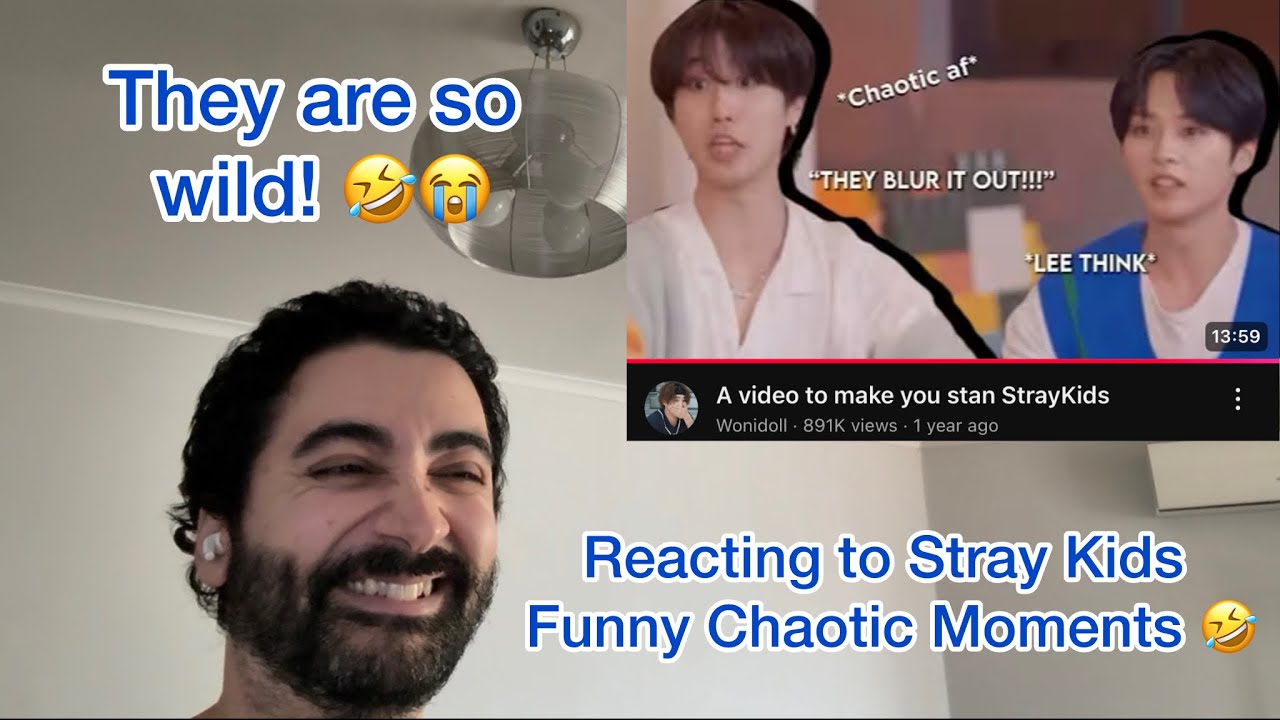 Реакция на хаотичные и смешные моменты Stray Kids, которые заставили меня так сильно смеяться 🤣