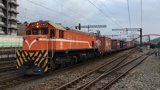 7556次貨物列車五堵貨場開車(R167)