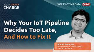 Why Your IoT Pipeline Decides Too Late, And How to Fix It | Data in Charge
