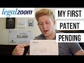 My First Patent Pending! | LegalZoom Patent Review | SimpleSeat