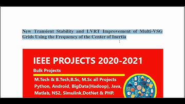 New Transient Stability and LVRT Improvement of Multi VSG Grids Using the Frequency of the Center of