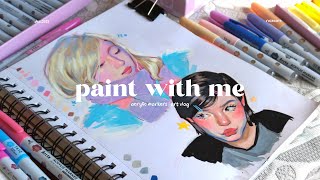 How I Choose Colors Acrylic Markers