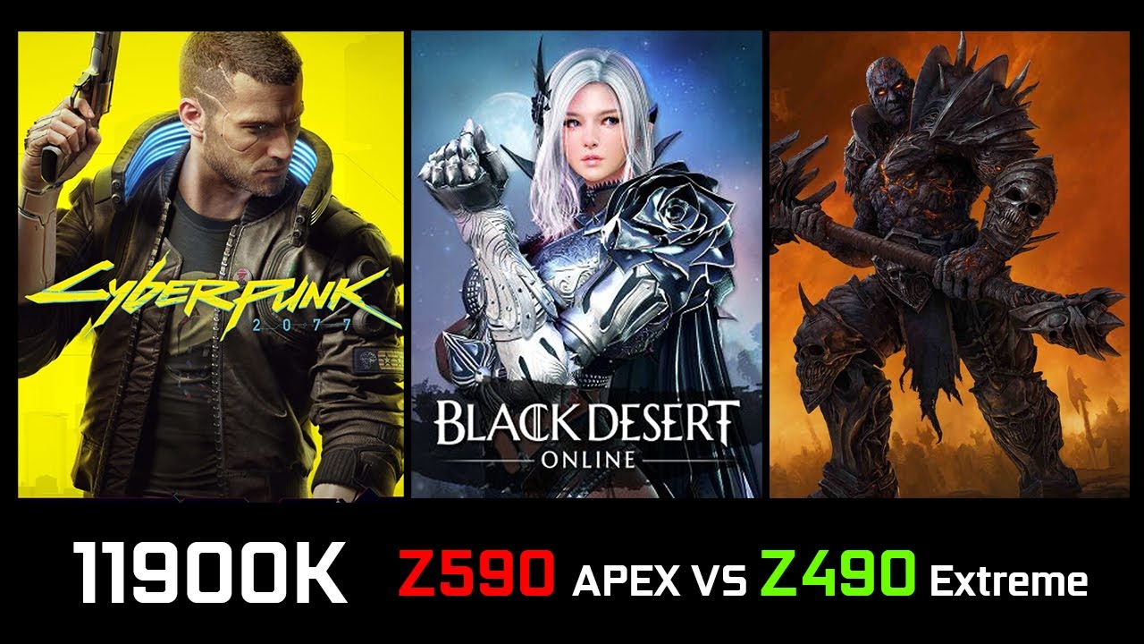 Z590 + 11900K VS Z490 + 11900K | Test in 6 Games