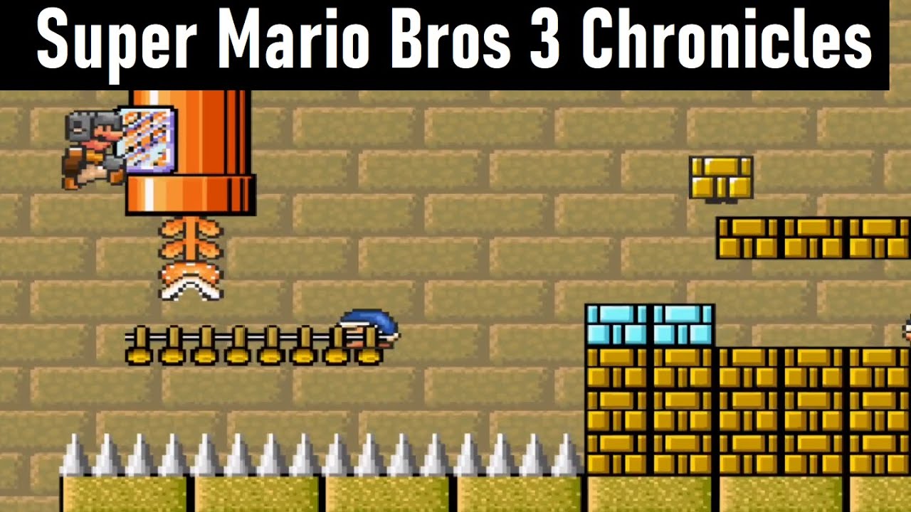 Super Mario Bros 3 Chronicles v3.3, World 2, Luigi [100%/Playthrough/English/HD] SMBX