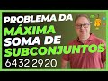 Problema da Soma de Subconjuntos - EP 20
