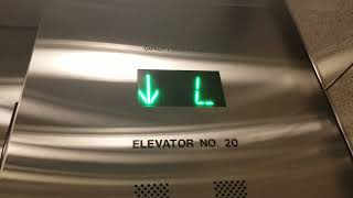 Modded 1981 Otis Lexan BD Traction Parking Elevators @ 800 5th Avenue, Seattle WA