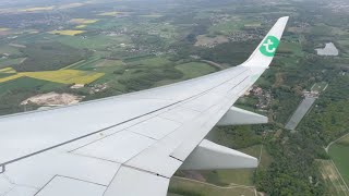 Full approach and landing at Paris Orly airport