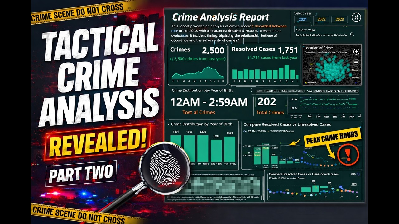 Tactical Crime Analysis | PART TWO Walkthrough - YouTube