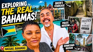 Interracial Couple Explores the REAL Bahamas 🇧🇸 | Downtown Nassau, Pirate Museum & Queen’s Staircase