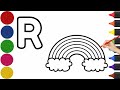 Alphabet, ABC song, abcd, a to z, Kids rhymes, collection for writing along dotted lines for toddler
