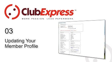 ClubExpress - 3  Updating Your Member Profile