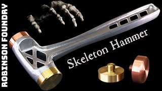 Making a Skeletonized Hammer - COPPER or BRASS hammer? HAMMER TIME!