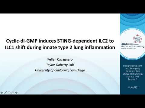 Innate lung inflammation STINGs: Bacterial CDG drives STING-dependent ILC2 to ILC1 shift