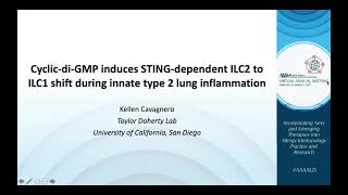 Innate lung inflammation STINGs: Bacterial CDG drives STING-dependent ILC2 to ILC1 shift Wealth