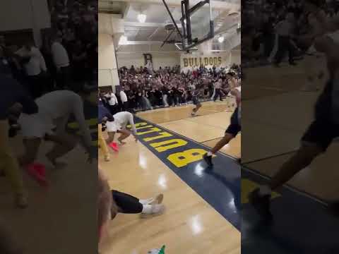 Nah this was wild 😭 (Via @bullisathletics/IG) #shorts
