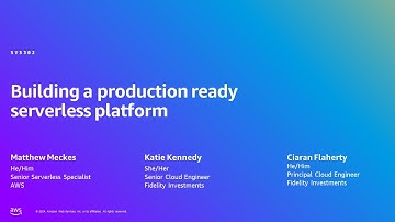 AWS Summit London 2024 - Building a production-ready serverless platform (SVS302)
