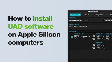 UA Support: How to Install UAD Software on Apple Silicon Computers