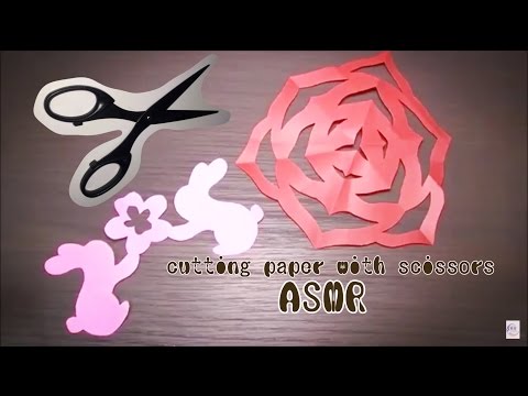 【音フェチ】[囁き] ハサミで紙を切る2 -binaural-【ASMR】