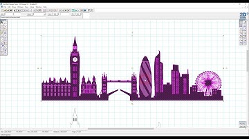 Vectorising complex images using 2D Design
