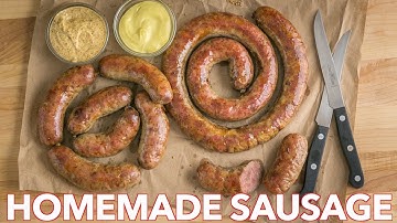 Dinner: How To Make Homemade Sausage Kielbasa - Natasha