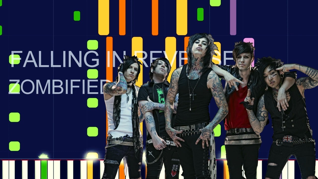 Falling in Reverse - ZOMBIFIED (PRO MIDI FILE REMAKE) - "in the style of"