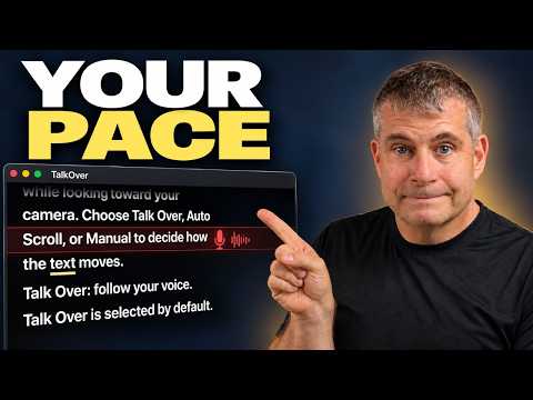 I Made The Best Mac Teleprompter: TalkOver Follows Your Voice and NO Subscriptions