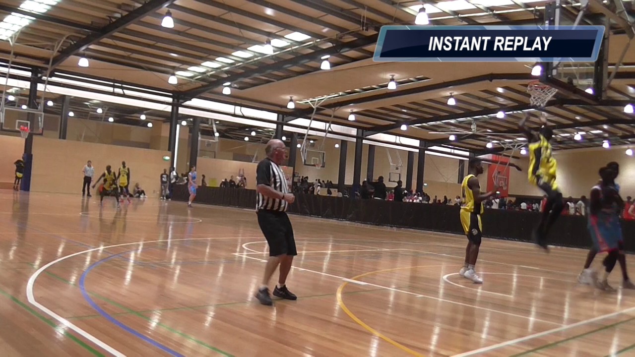 Alier Riak Dunks Against Sevenah Pride - YouTube