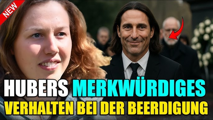Von Kameras eingefangen – Hubers merkwürdige Momente bei Lauras Beerdigung