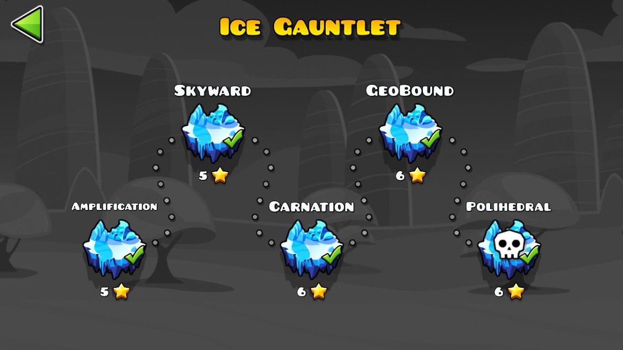 Geometry Dash Gauntlets: "Ice Gauntlet" Complete | SlugiRock