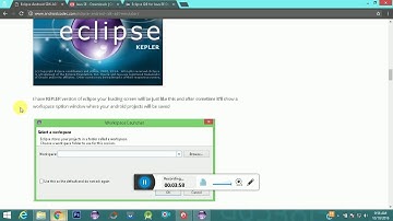 How to Download/Install Eclipse IDE with Android Development Tools