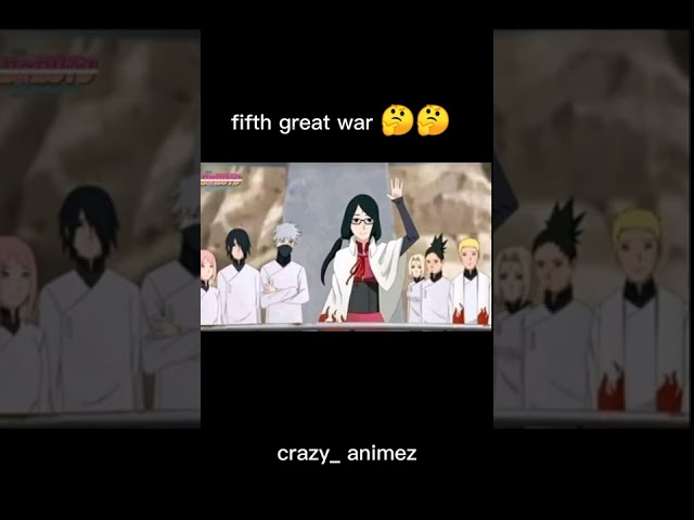 fifth great ninja war is going to happen #shorts #naruto class=