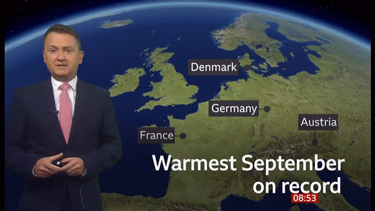 Weather Events - NY record rainfall (USA), Europe September record, UK images - BBC - 30/Sep/2023