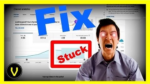 Data temporarily unavailable Youtube analytics View Count Is Stuck issue Problem fix