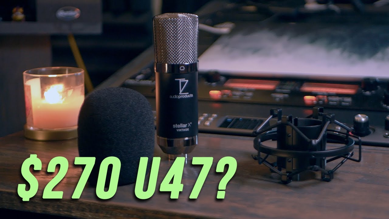 Stellar X2 Vintage Unboxing and Test VS Rode NT1 Condenser Microphone