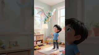 Magic Drawing Book ✨ | The Drawing Comes Alive! 🐉 | Kids Cartoon Story #Shorts #childrenstory