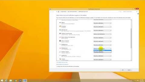 How to Show or Hide a Tray icons (Windows 8.1)
