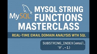 7. SQL String Function for Beginners: Extract Domains from Emails Easily