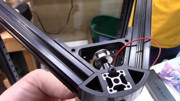 Anycubic Linear Plus Build Video 9 installation of top triangle and limit switches