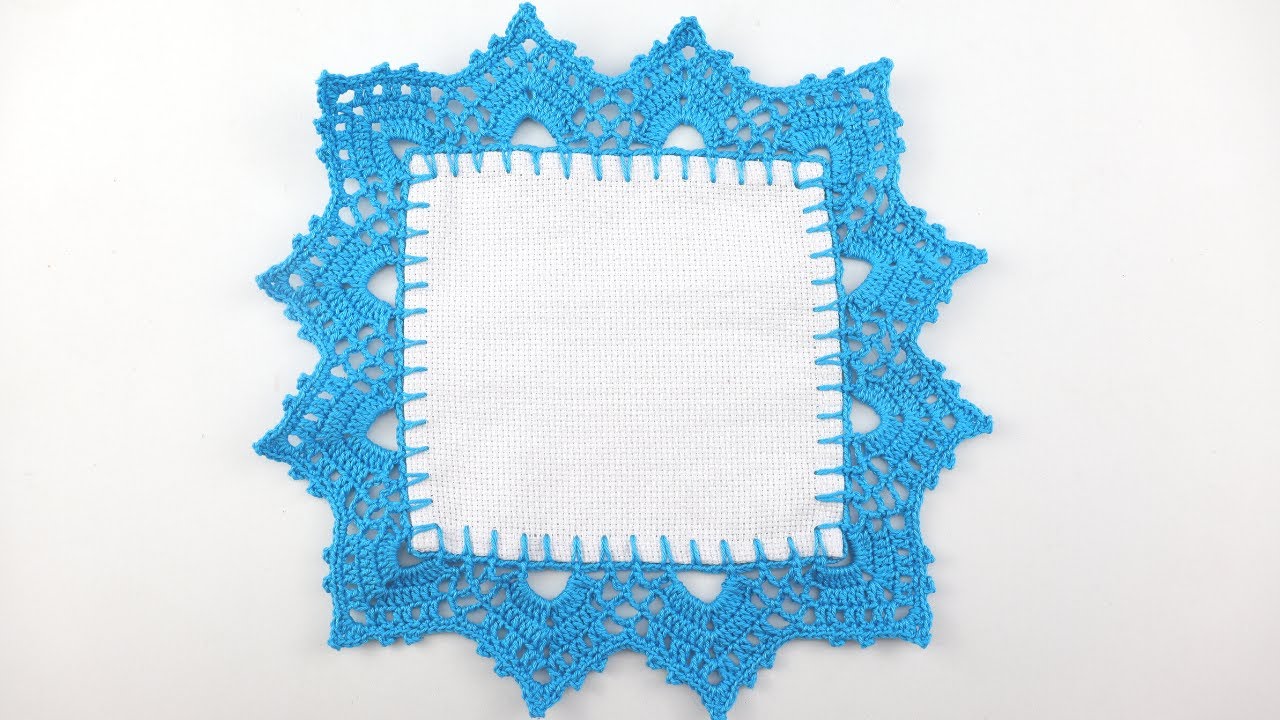 BICO DE CROCHÊ COM CANTO COMPLETO