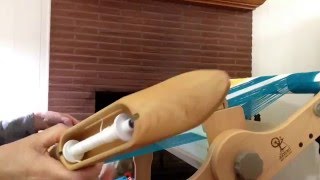 Double Heddle Weaving On An Ashford Knitters Loom