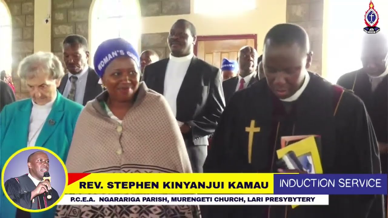 REV. STEPHEN KINYANJUI KAMAU  INDUCTION SERVICE