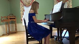 Grace's Piano Recital Performance - "Arabesque" - June 10, 2018